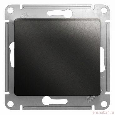  Переключатель проходной 1-кл. СП Glossa 10А IP20 (сх. 6а) 10AX механизм антрацит SE GSL000761 (Выключатели, переключатели, диммеры) 