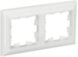  BRITE Рамка 2-ая РУ-2-Бр белый/белый | BR-M22-12-K01 | IEK (Электромонтажные материалы) 