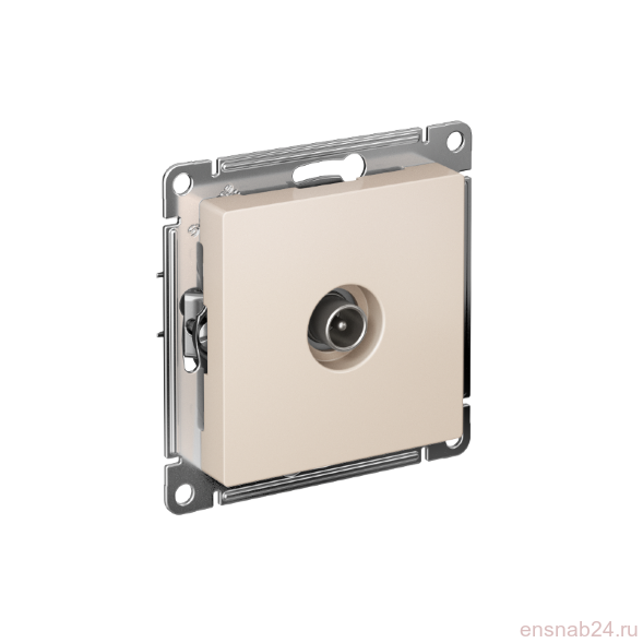  AtlasDesign Бежевый Розетка TV оконечная 1DB, механизм | ATN000291 | SE (Электромонтажные материалы) 