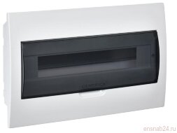 Бокс ЩРВ-П-18 модулей встраиваемый пластик IP41 (252х398х102мм) | MKP12-V-18-41-G | GENERICA