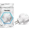 Разветвитель 3-м без заземл. 10А 250В IP20 ABS-пластик бел. TOKOV ELECTRIC TKL-S3C-C01