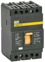 Выключатель автоматический 3п 50А 25кА ВА 88-32 KARAT IEK SVA10-3-0050