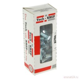 Болт DIN933 с шестигранной головкой оцинк. М8х20 (50 шт) - коробка с ок. Tech-Kr ( 0,612 кг) | 105207 | Tech-KREP
