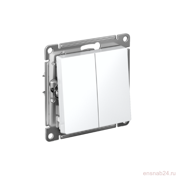  Выключатель 2-кл. СП AtlasDesign 10А IP20 (сх. 5) 10AX механизм бел. SE ATN000151 (Выключатели, переключатели, диммеры) 