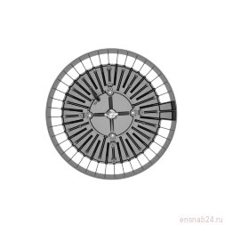 Светильник светодиодный ДСП IB 11 S 200W W 840 BK 353х353х117мм 200Вт 4000К IP65 High Bay подвес черн. Русский Свет 16091123173