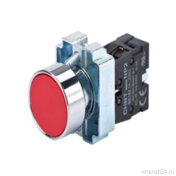 Кнопка управления NP2-BA42 без подсветки красная 1НЗ IP40 | 573890 | ЧИНТ (CHINT)