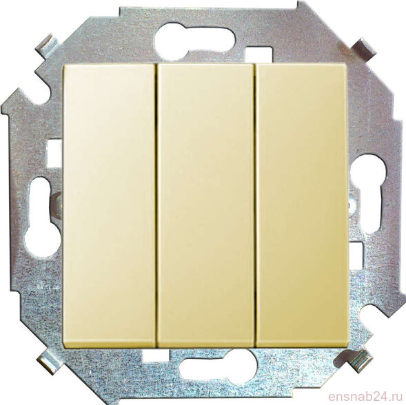  Выключатель 3-кл. СП Simon 15 16А IP20 винтов. зажим механизм сл. кость Simon 1591391-031 (Выключатели, переключатели, диммеры) 