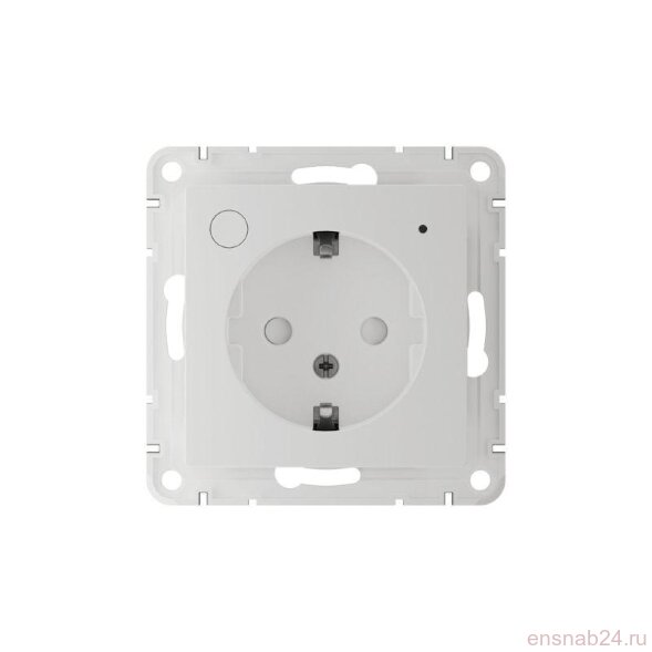  Розетка AtlasDesign Smart 16А L+N с заземл. защ. шторки Zigbee механизм бел. SE ATN000145Z (Розетки) 