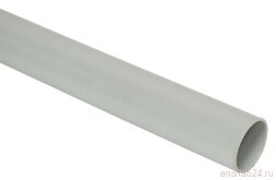 Труба гладкая ПВХ жесткая d25мм сер. (дл.3м) IEK CTR10-025-K41-060I