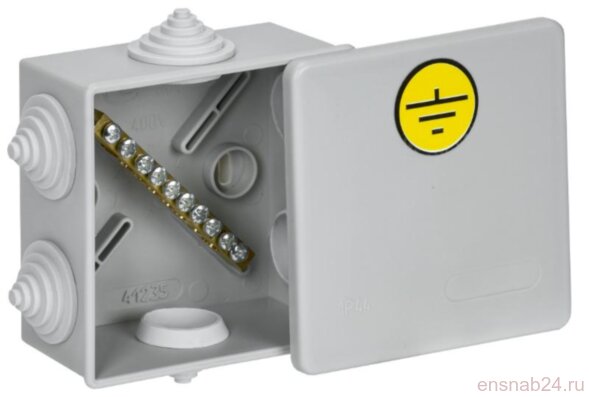  Коробка КУП КМ41360 85х85х40мм IP44 6 вв. (7035) | UKO21-085-085-040-K41-44U | IEK (Электромонтажные материалы) 