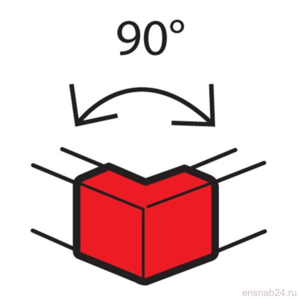  Внешний неизменяемый угол 90° - для кабель-каналов Metra 100x50 | 638012 | Legrand (Электромонтажные материалы) 