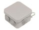  Коробка распределительная 70х70х40, 6 вывода, IP55 | КР2605 | HEGEL (Электромонтажные материалы) 