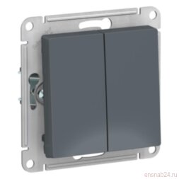 AtlasDesign Грифель Выключатель 2-клавишный сх.5, 10АХ, механизм | ATN000751 | SE