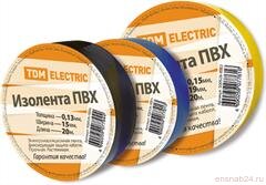  Изолента ПВХ 0,13*15мм Красная 20м  | SQ0526-0013 | TDM (Электромонтажные материалы) 