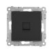  Розетка компьютерная 1-м СП Pixel RJ45 кат.5E механизм карбон TOKOV ELECTRIC TKE-PX-RC1-C14 (Розетки) 