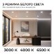  Панель светодиодная встраив. 3 ССT 24Вт 230В/50Гц 1920лм 3-4-6.5К IP44 d225х26мм круг Apeyron 06-164 (Прожекторы и светильники направленного света) 