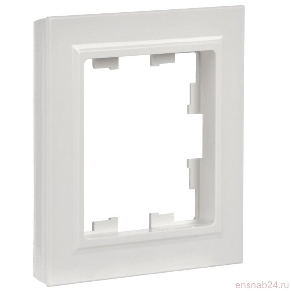  Рамка 1-м BRITE РУ-1-БрБ бел. IEK BR-M12-K01 (Рамки, декоративные элементы, основания для ЭУИ) 