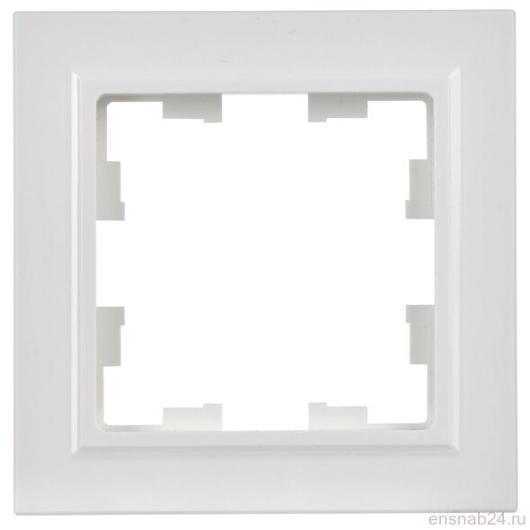  Рамка 1-м BRITE РУ-1-БрБ бел. IEK BR-M12-K01 (Рамки, декоративные элементы, основания для ЭУИ) 