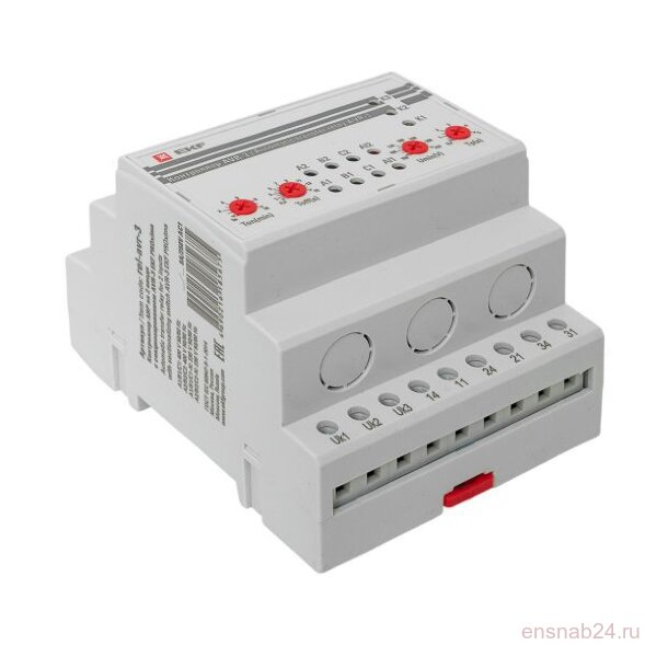  Контроллер АВР на 2 ввода с секционированием AVR-3 PROxima EKF rel-avr-3 (Измерительные реле) 
