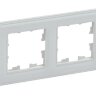 Рамка 4-м BRITE РУ-4-2-БрБ стекло бел. IEK BR-M42-G-K01