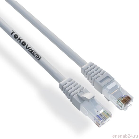  Патч-корд кат.6 U/UTP 24 AWG LSZH 10м PRO TOKOV ELECTRIC TKP-PC06-6U-CULSZH-10M (Компоненты системы на основе медных кабелей) 