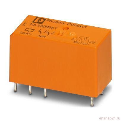  Реле одиночное REL-MR-BL-230AC/21-21 Phoenix Contact 2906287 (Исполнительные реле) 