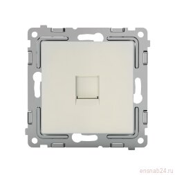 Розетка компьютерная 1-м СП Pixel RJ45 кат.5E механизм беж. TOKOV ELECTRIC TKE-PX-RC1-C02