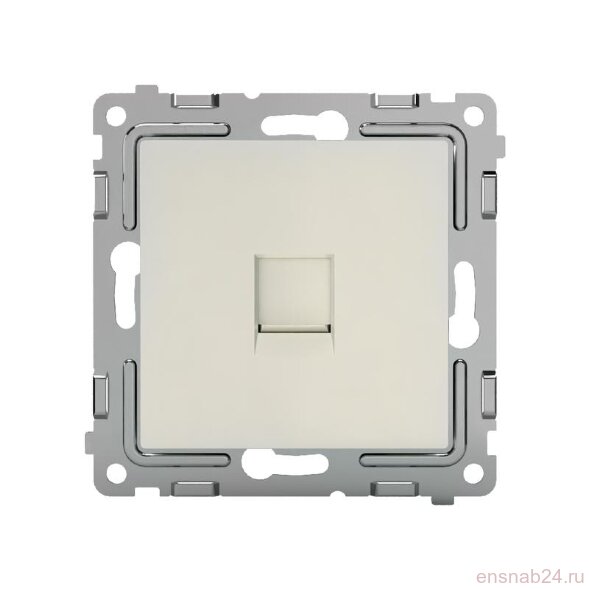  Розетка компьютерная 1-м СП Pixel RJ45 кат.5E механизм беж. TOKOV ELECTRIC TKE-PX-RC1-C02 (Розетки) 