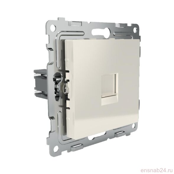  Розетка компьютерная 1-м СП Pixel RJ45 кат.5E механизм беж. TOKOV ELECTRIC TKE-PX-RC1-C02 (Розетки) 