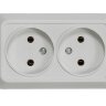Розетка 2-м ОП Bolleto 7102 16А IP20 бел. ASD / IN HOME 4680005959822