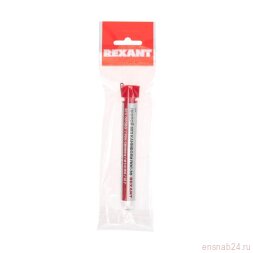 Припой без канифоли ПОС-30 10г d1.0мм (Sn30 Pb70) колба Rexant 09-3091