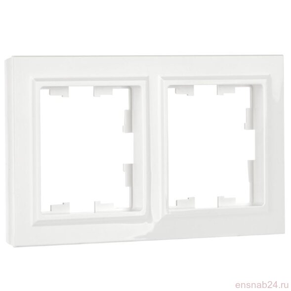  Рамка 2-м BRITE РУ-2-БрБ бел. IEK BR-M22-K01 (Рамки, декоративные элементы, основания для ЭУИ) 