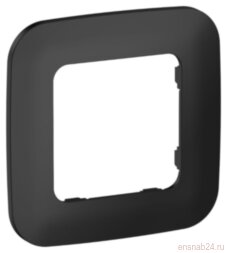 FLITE Artistic Рамка 1-ая РУ-1-А-ФлЧ черный | FI-M12-31-20-K02 | IEK