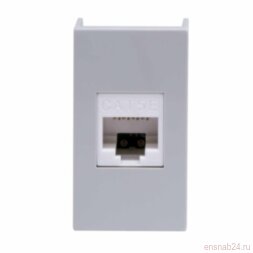 Розетка RJ-45 кат.5E,Viva,1 мод.,серая | 45138 | DKC
