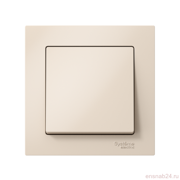  Выключатель 1-кл. СП AtlasDesign 10А IP20 (сх. 1) 10AX в сборе беж. SE ATN000212 (Выключатели, переключатели, диммеры) 