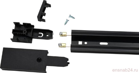  Шинопровод L2000 PTR P 2M-BL пластик черн. JazzWay 5052031 (Аксессуары для светильников) 