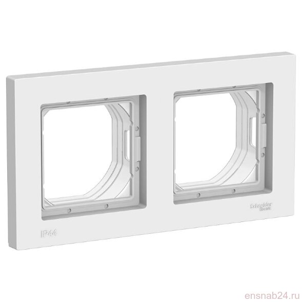  AtlasDesign Aqua Белый Рамка 2-ая IP44 | ATN440102 | SE (Электромонтажные материалы) 