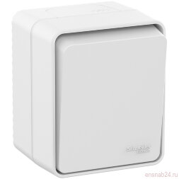 AtlasDesign Profi54 Белый О/У Выключатель 1-клавишный 10 АХ | ATN540111 | SE