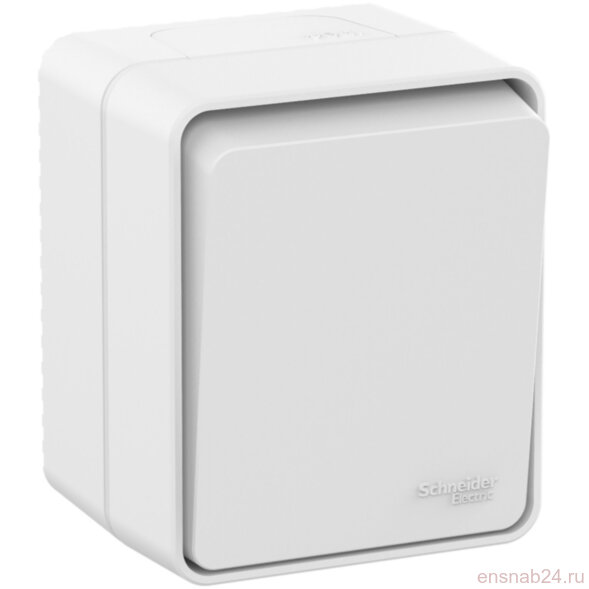 AtlasDesign Profi54 Белый О/У Выключатель 1-клавишный 10 АХ | ATN540111 | SE (Электромонтажные материалы) 