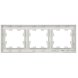  Рамка 3-м BRITE РУ-3-БрБ бел. IEK BR-M32-K01 (Рамки, декоративные элементы, основания для ЭУИ) 