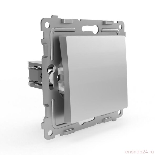  Переключатель проходной 1-кл. СП Pixel 10А IP20 механизм алюм. TOKOV ELECTRIC TKE-PX-P1-C03 (Выключатели, переключатели, диммеры) 