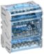 TEKFOR Шины на DIN-рейку (кросс-модуль) ШНК 4х7 3L+PEN | TF-DN10-4-07-100 | IEK (Электромонтажные материалы) 
