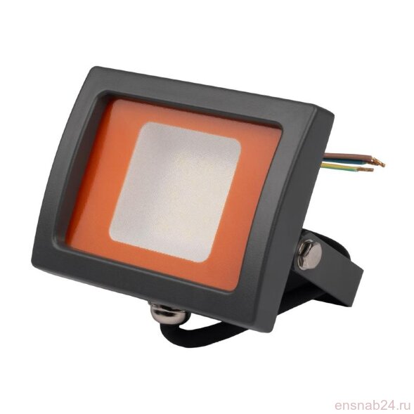  Прожектор светодиодный PFL-SC 10Вт 6500К IP65 190-260В ДО закален. матов. стекло JazzWay 5004863 (Прожекторы и светильники направленного света) 