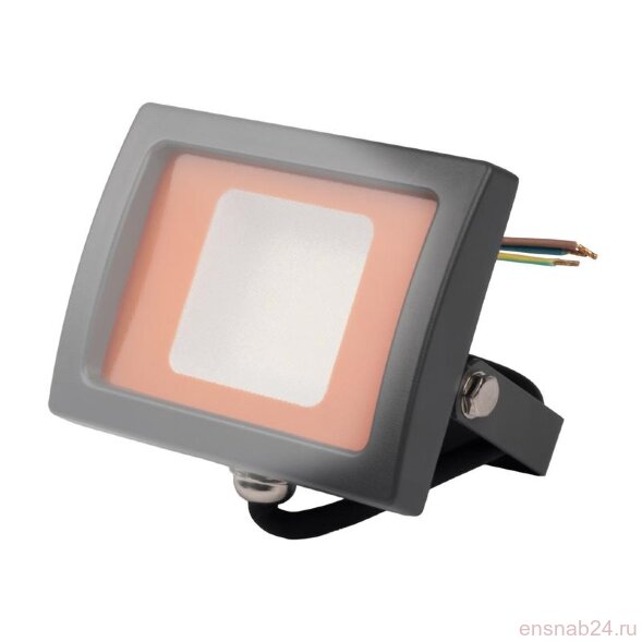  Прожектор светодиодный PFL-SC 10Вт 6500К IP65 190-260В ДО закален. матов. стекло JazzWay 5004863 (Прожекторы и светильники направленного света) 