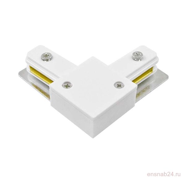  Коннектор L-образный PTR CL-WH накладной/подвесной шинопровод бел. JazzWay 5010840 (Шинопровод) 