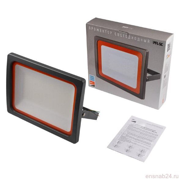  Прожектор светодиодный PFL-SC 150Вт 6500К IP65 190-260В ДО закален. матов. стекло JazzWay 5005167 (Прожекторы и светильники направленного света) 