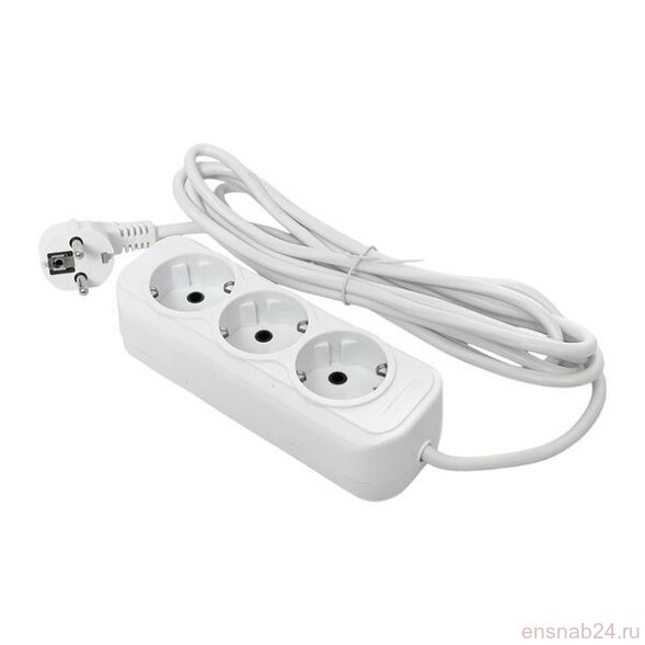 Удлинитель 3х2м с заземл. 16А IP20 Эксперт 3.0кВт ПВС 3х1 PROxima EKF UBA16-310-3-02 (Удлинители, блоки розеток, разветвители, переходники) 