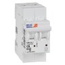 Выключатель автоматический модульный 2п C 6А 4.5кА OptiDin BM63-2C6-4.5-УХЛ3 КЭАЗ 326801